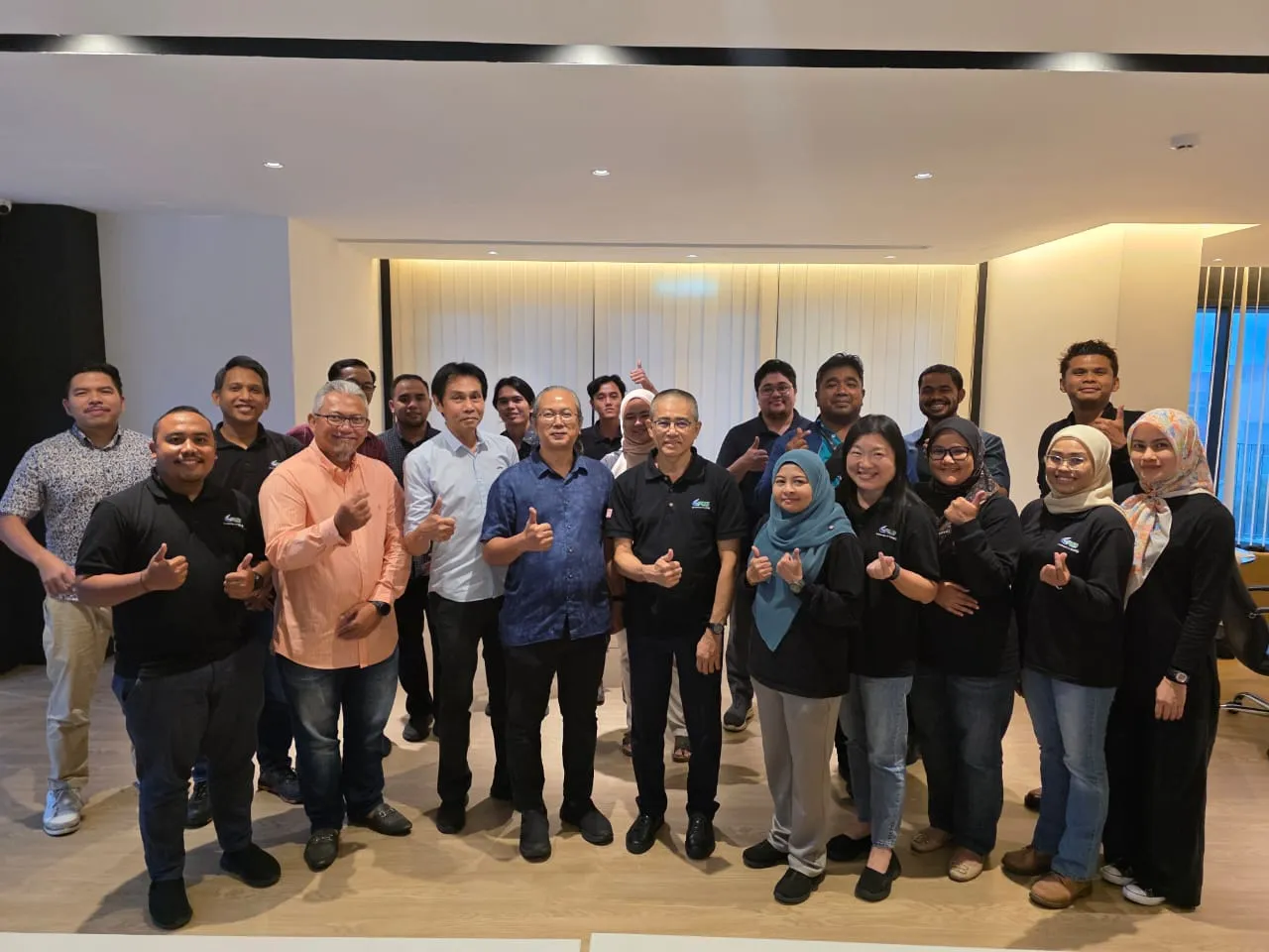 AGA and PLUS project team group photo